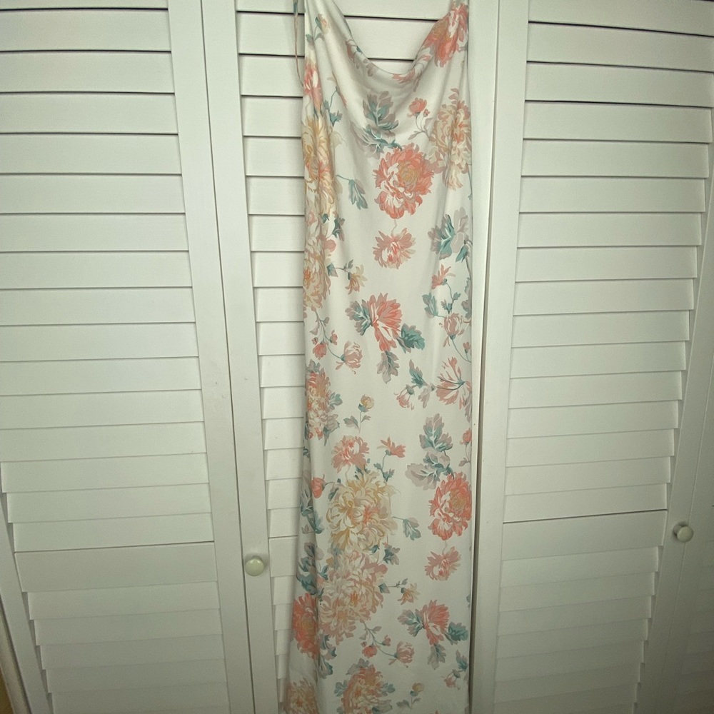 ABERCROMBIE AND FITCH floral silk dress